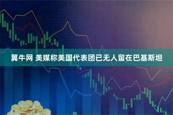 翼牛网 美媒称美国代表团已无人留在巴基斯坦